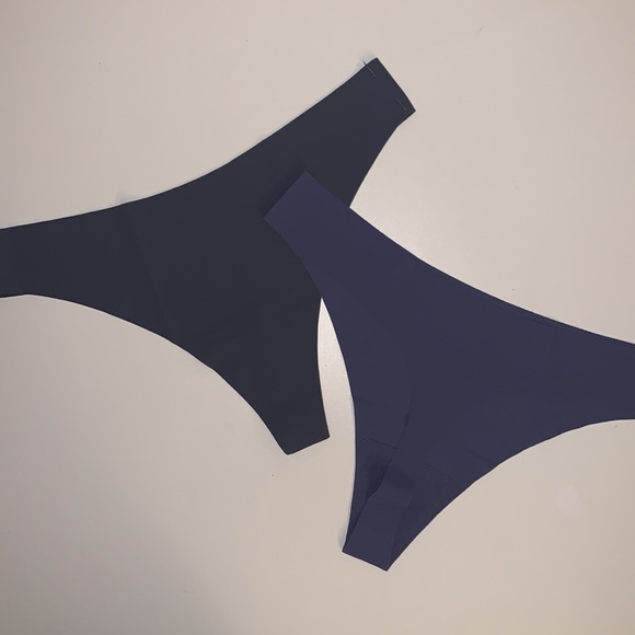 NWT Two Pair Seamless Silk Thong Panties - Picture 3 of 3